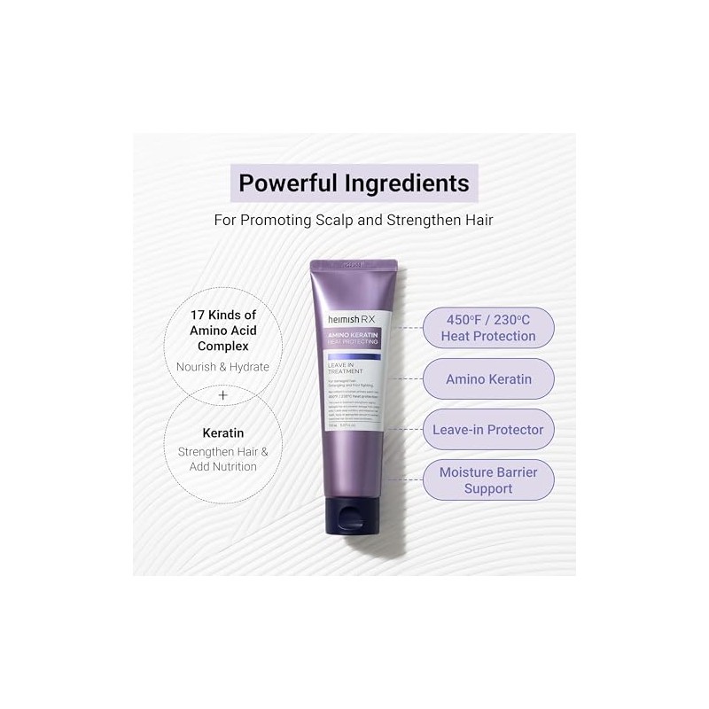Heimish RX Amino Keratin Heat Protecting Leave In Treatment