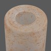 Anmire 2 Pack Tawny Linen Frosted Glass Shade, Cylinder Light