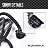 CNNELL Tail Light Wiring Harness Compatible with 2007-2014 Chevy Silverado