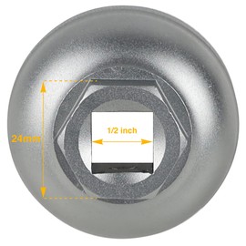 BIKEHAND Bike Bicycle 16-Notch 41mm External Bottom Bracket Install Removal Tool - compatible with Shimano BBR60, MT800 & Other 16-Notch Bottom Bracket Cups