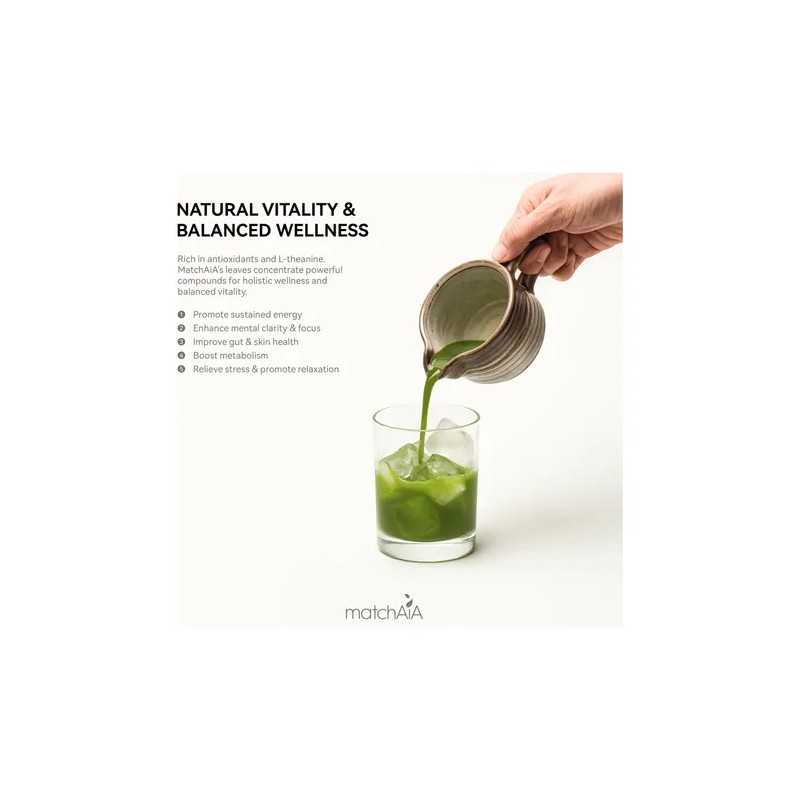 Matchaia Té Verde Matcha Orgánico En Polvo 60 G Certificado