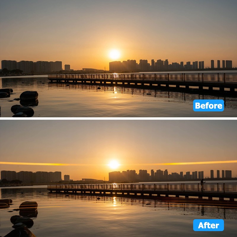 72mm Gold Streak Special Effect Lens Filter Anamorphic Filter for