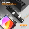 2 Pack Power Strip Surge Protector - 5 Widely Spaced