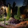 Darkaway Solar Post Lights Lamp Outdoor Pole Light Fixture, Dusk