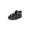 Dr. Martens womens Ankle-Strap Sandal, Black Hydro, 9 US