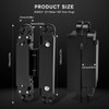 ANMILIY Hidden Door Hinge (6in)-2PC Invisible Door Hinges,3D Adjustable 180