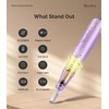 MelodySusie Portable Nail Drill 30000 RPM,Professional Rechargeable Electric Nail File,SC320F