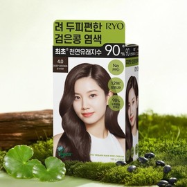 Ryo Scalp Comfortable Black Bean Dye 4.0 Deep Brown 120g / 려 두피편한 검은콩 염색 4.0 딥브라운 120g