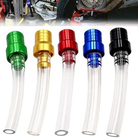 Taiss 5PCS Motorcycle Gas Cap Gas Fuel Tank Cap Vent, Breathing Tube Hose Two-Way Fuel-Saving Breather Cap, Suitable For All Off-Road Motorcycles, ATVs.F-008-5S-5P