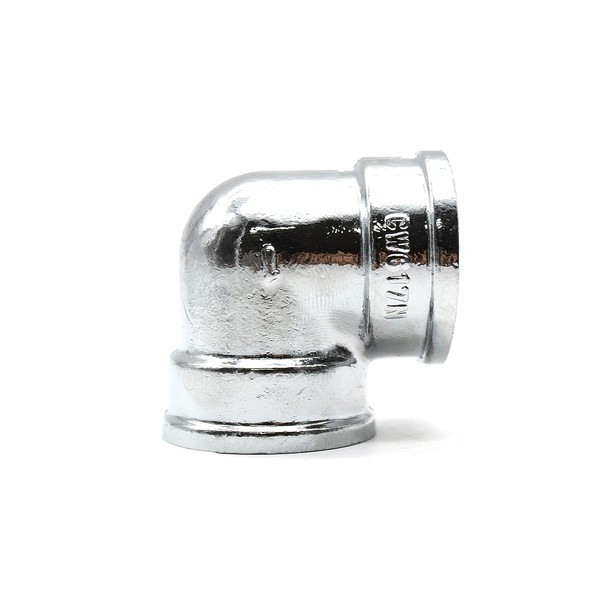 DOJA Barcelona 90° Threaded Fitting Made of Chrome-Plated Brass |