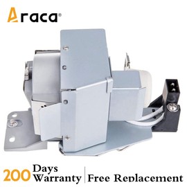 Araca 5J.J3T05.001 /5J.J8J05.001 /5J.J8G05.001 Replacement Projector Lamp for Benq MW665 TH681 MW663 TH681 EP4227 MS614 MX613ST MX660P MW665 TH681 MW663 TH681 MX618ST with Housing（Economical）