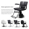 Exqufood 4 Pack Salon Chair Cover Protectors,Clear Square Hairdressing Chair