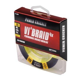 Power Catcher Vi'Braid Fluoro Yellow 125 m Spool / 0.10 mm Braided Line by Spro
