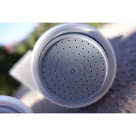 2 Pack - Siroflex 4 Row Shower Head with Reya Mia handmade soap bundle