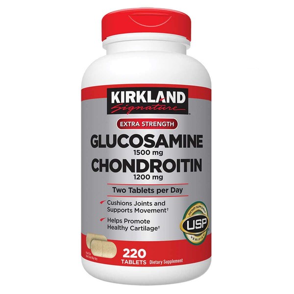 Kirkland Signature Glucosamine & Chondroitin, 220 Tablets (2 Pack)