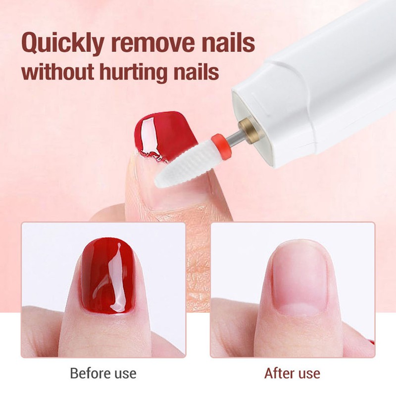 Electric Nail File Remove Dead Skin High Speed Rotating Nail