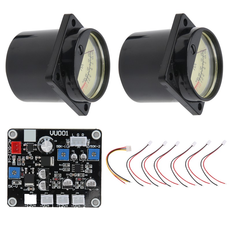 TS-DB35-Q 2PCS VU Meter with Driver Board DB Meter Sound