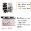 paulzhang DC12V WS2811/WS2812 Pebble Pixel Lights String Seed Pixel Roll