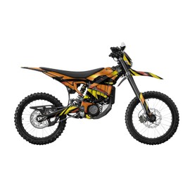 Surron Ultra Bee Graphics Kit Wrap - Tribal Orange - Sur-Ron Skin - Premium 3M Vinyl Protective Wrap Decal Cover - Easy to Apply | Crafted in The USA by MightySkins