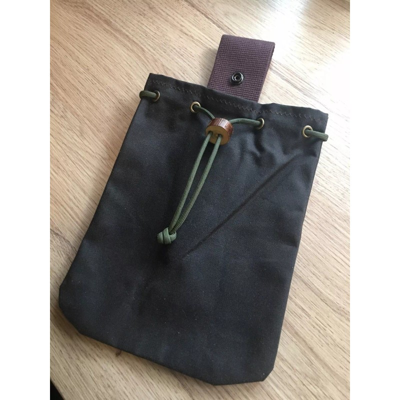 Browns Bushcraft Foraging Belt Pouch Waxed Canvas Belt Pouch