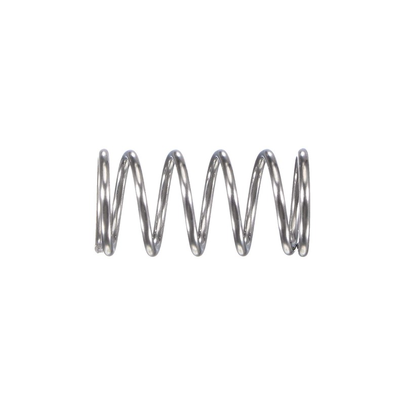 sourcing map Compression Spring,304 Stainless Steel,8mm OD,0.8mm Wire Size,9mm Compressed