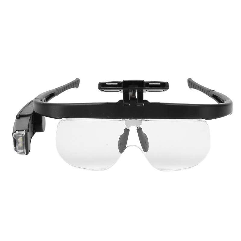 Rechargeable Head Magnifying Glasses with LED Light 2 Detachable Lenses