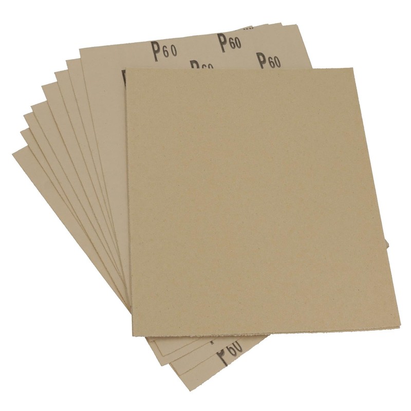 10pc Assorted Sandpaper Sanding Sheets For Metal Wood Plastic Coarse