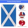 Pretty_jessie Scotland Flag Scottish Garden Flags 12x18 Double-Sided Small Burlap