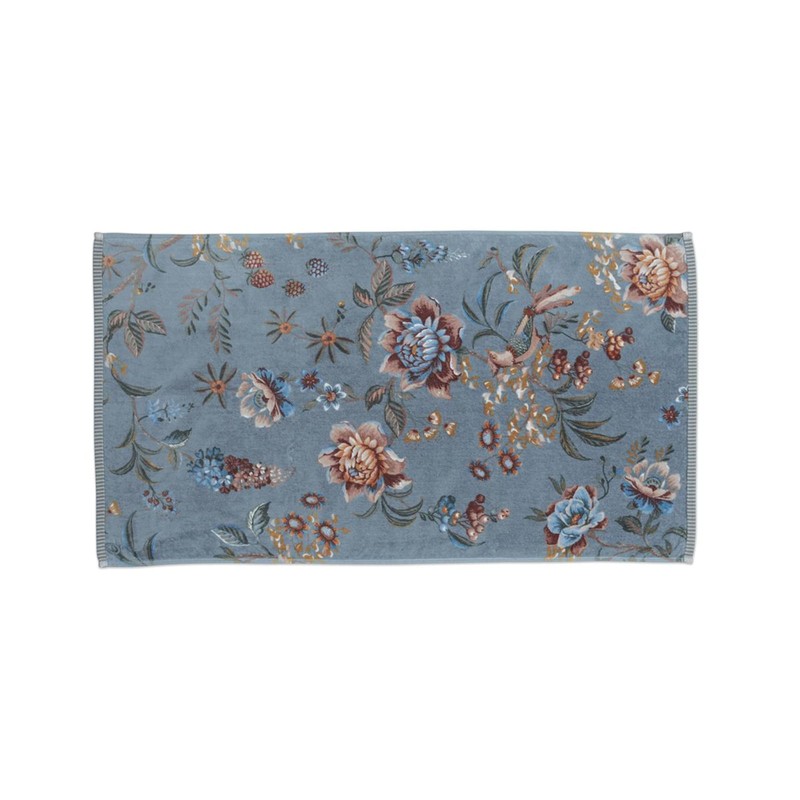 Pip Studio Secret Garden Guest Towel Blue 30 x 50