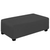 Easy-Going Stretch Ottoman Cover Folding Storage Stool Furniture Protector Soft