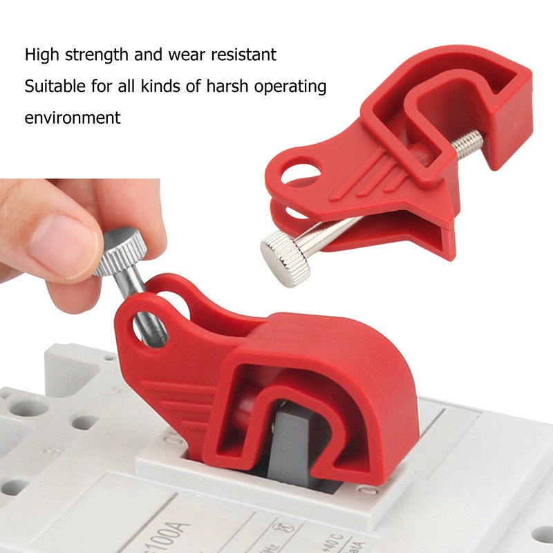 Circuit Breaker Lockout Device Brass 25mm Shackle Nylon Padlock for