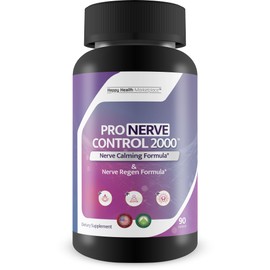 Pro Nerve Control 2000 - Nerve Support Supplement - Promote Healthy Nerve Control & Nerve Function with Nerve Support Vitamins & Antioxidants - Nerve Pain Supplements for Nerve Health Support
