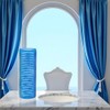 Blue Self Grip Hair Rollers, Heatless Hair Roller Sets with