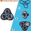 Replacement Shaver Head Electric Razor Cutter Replacement Head 3 Blades