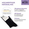 Mat & Vic's Men's Socks Women's Cotton Classic Crew Socks,