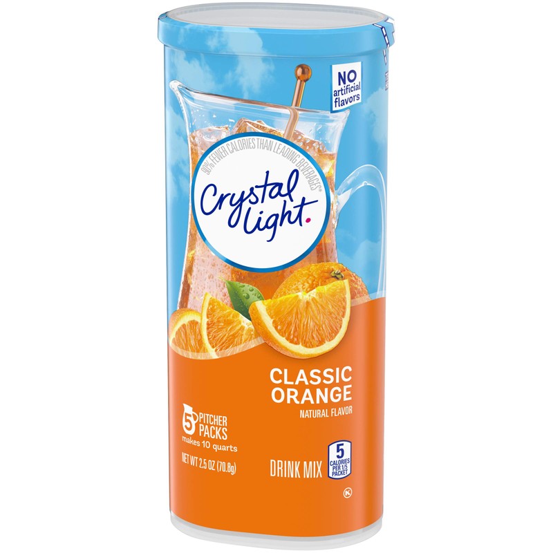 Crystal Light Classic Orange Drink Mix (5 Pitcher Packets)