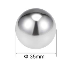 sourcing map 35mm Bearing Balls 304 Stainless Steel G100 Precision Balls