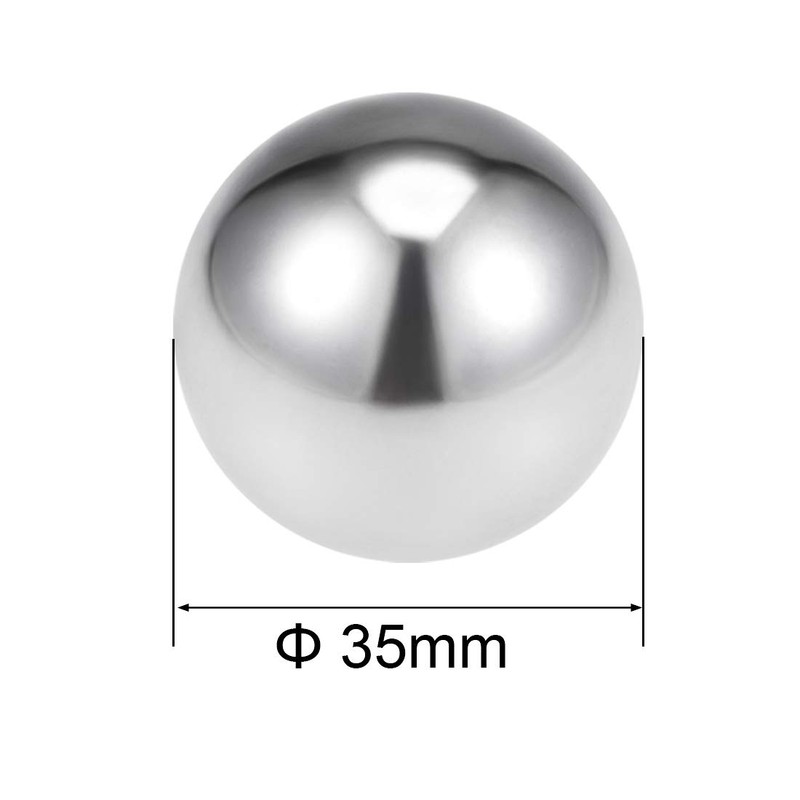 sourcing map 35mm Bearing Balls 304 Stainless Steel G100 Precision