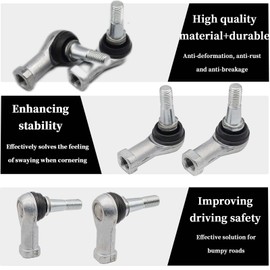 Panglong Golf Cart Ball Joint Tie Rod End Kit for EZGO TXT 2001-up Golf Cart 70902-G01 70902-G02, Set of 2 for Driver & Passenger Side