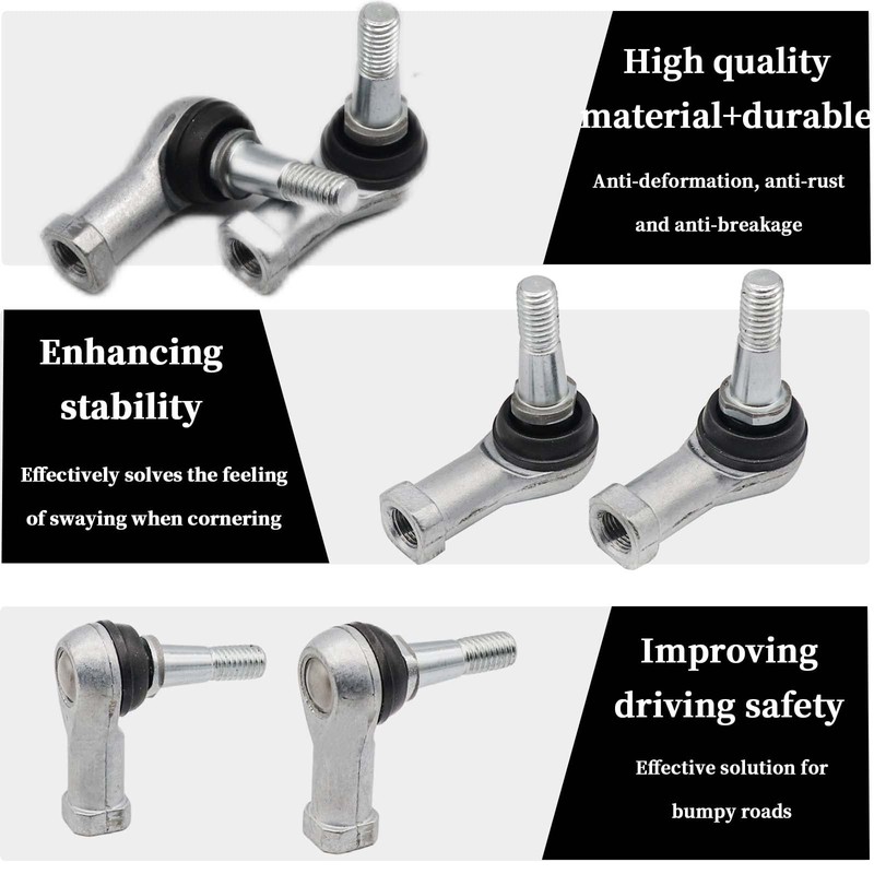 Panglong Golf Cart Ball Joint Tie Rod End Kit for