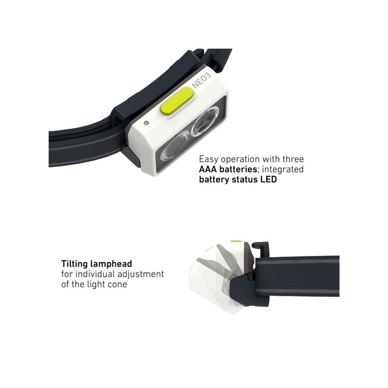 Ledlenser Neo3, White/Lime