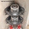VOLPONE Corner Shower Caddy Adhesive Shower Shelf Corner No Drilling