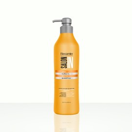 Salon In by Recamier Shampoo + Conditioner Bundle – Hydrating & Curl Defining Hair Treatment with Keratin for Curly Hair
