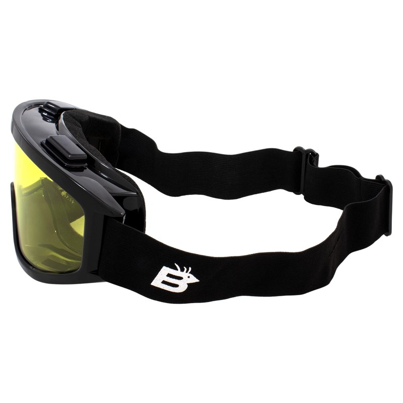 Birdz Eyewear Padded Fit Over Motorcycle Goggles 2 Pairs Anti-Fog