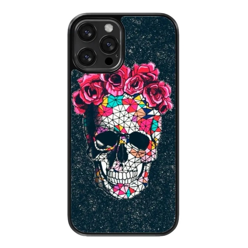 Funda Para Celular Frida Kahlo Flores Arte Calavera Catrina