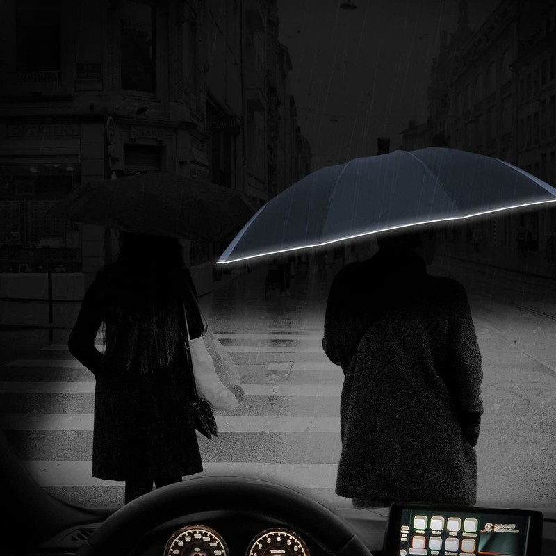 Poligono Windproof Umbrella, Large Pocket Umbrella for Men and Women,
