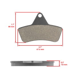 Celox Brake Pads for Arctic Cat 300 1998-2004 / 375 Auto 2002 2X4 4X4 / 0402-882