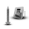 100-Pack High-Performance 1/4 x 1-1/4" 410 Stainless Steel Hex-Head Concrete