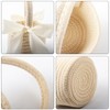 2 Pack Cotton Flower Girl Basket, Wedding Basket with Handle