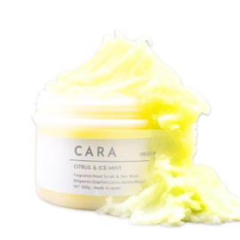 CARA ヘッドスクラブ 230g シトラスアイスミント 頭皮クレンジング スクラブ スカルプシャンプー 頭皮ケア 頭皮スクラブ ヘッドスパ ヘアスクラブ 頭皮の匂い消し